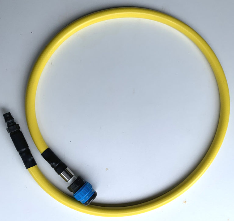 one metre hookah hose with plastic nitto style fittings