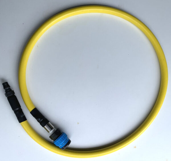 one metre hookah hose with plastic nitto style fittings