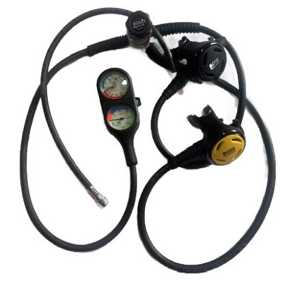 Scuba Regulator Set + Pressure/Depth Gauges.